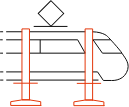 Movable hoists for various railway vehicles