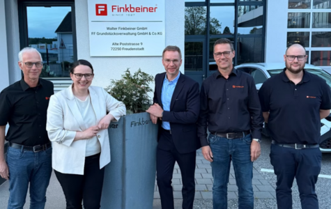 Frau Schindele und Herr Holznagel zu Besuch bei Finkbeiner