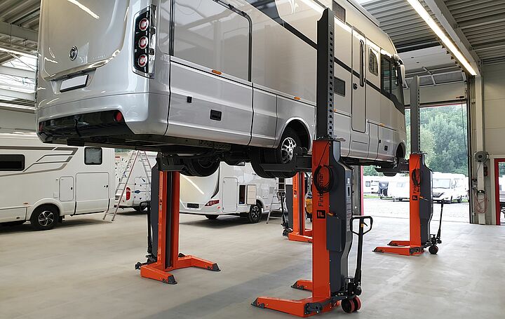 Radgreif-Hebeanlage EHB906V11DC-FEX für Reisemobile und Camper Vans